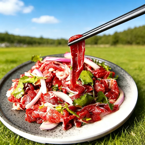 Fresh Pre-Mixed Qiqihar BBQ Beef Slices